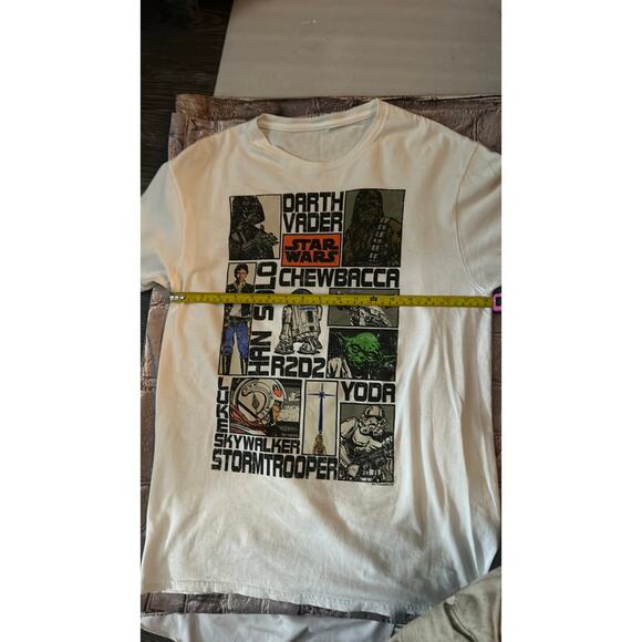 Star Wars Graphic Tee No Size SciFi Cosplay Comicon Yoda Chewbacca Han Solo - Picture 7 of 8